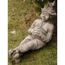 Steinguss Gartenfigur Wichtel Schlafend Gartenfiguren Abc Gartenfiguren Gartenskulptur Steine
