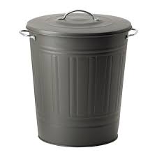 Knodd Bin With Lid Gray Height 20 Diameter 16 Ikea Ikea Ikea Sale Ikea Kitchen Organization