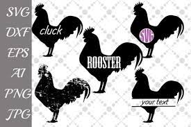 Download Free Svg Rooster Svg Farm Svg Farm Animal Svg Rooster Monogram Svg Free Svg Files Cut For Silhouette And More