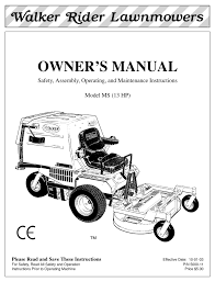 Replacing the ignition module the easy way without taking the engine out. Walker Ms 13 Hp Owner S Manual Pdf Download Manualslib