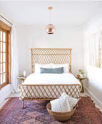 Pari Curved Rattan Bed Home Decor Bedroom Eclectic Bedroom Home Bedroom