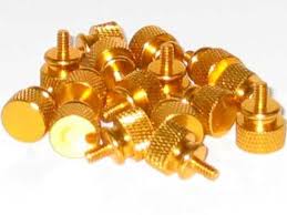 Talk to one of our experts today. Gold Extra Large Anodized Aluminum Thumbscrews Price Per Sc