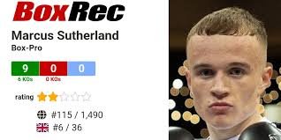 BoxRec: Marcus Sutherland