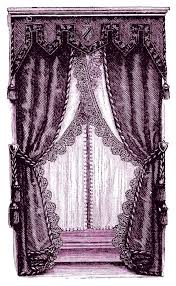 Black And White Window Curtains Clipart Purple Furniture 47 With Images Victorian Curtains Purple Furniture Clip Art Vintage