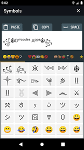 Smileys symbol is a copy and paste text symbol that can be used in any desktop, web, or mobile applications. Cool Text Symbols Letters Emojis Nicknames Apk 5 0 2 Download For Android Download Cool Text Symbols Letters Emojis Nicknames Apk Latest Version Apkfab Com