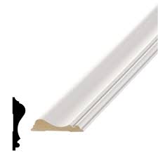This georgian style is an old and treasured Alexandria Moulding Lwm 390 5 8 In X 2 5 8 In Primed Mdf Chair Rail Moulding 07390 9u192cmw The Home Depot