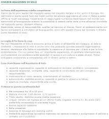 Esempio Lettera Di Presentazione Per Hostess Di Volo