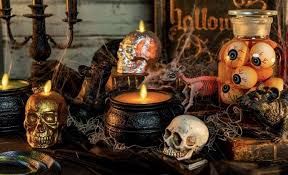 Spooky Halloween Decor From Qvc In 2020 Spooky Halloween Decorations Halloween Decorations Glitter Pumpkins
