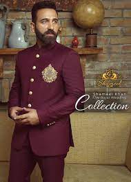Shameel Khan Fall Winter Royal Wedding Collection 2018 19 Shameel Khan Men Dress Designer Clothes For Men African Dresses Men