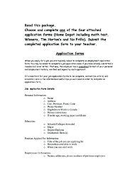 Maybe you would like to learn more about one of these? Free Printable Home Depot Job Application Form