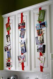 The traditional greeting reads wishing you. Good Idea For Christmas Cards Attach Ribbon To Kitchen Cabinets Use Clothespins To Hang Cards This Is Christmas Card Display Creative Christmas Christmas