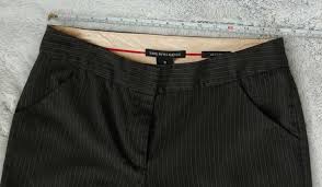 SAKS 5TH AVENUE SIZE 8 DRESS PANT BETH FIT CAREER BUSINESS STRETCH STYLE  STRIPED