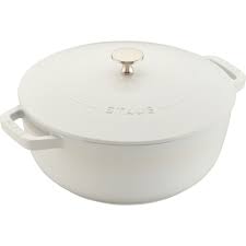 Download Staub Cast Iron 3 75 Qt Essential French Oven White Enameled Cast Iron Cookware Cast Iron It Cast