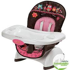 Fisher Price Pink Owl Spacesaver High Chair Top Baby Products Pink High Chair High Chair