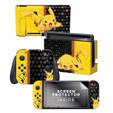 Will removing them ruin the switch dock? Pokemon Controller Gear Pikachu Nintendo Switch Decal Nintendo Switch Eb Games New Zealand