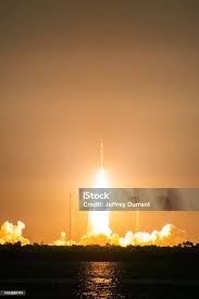 Nasa Artemis 1 Sls Rocket Launch Stock Photo