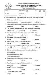 Maybe you would like to learn more about one of these? Soal Uts Genap Kelas 1 2 3 4 5 6 Fiqih Kelas 2 Fiqih Klir