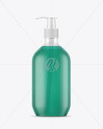 Download Frost Liquid Soap Bottle With Pump Mockup In Bottle Mockups On Yellow Images Object Mockups PSD Mockup Templates