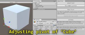 Adjust Pivot Sponsored Affiliate Pivot Adjust Utilities Tools Utility Tool Unity Cube Light