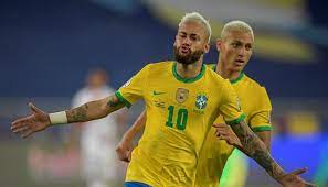 Seleção portuguesa de futebol ‏) هو ممثل البرتغال الرسمي في رياضة كرة القدم، حيث تأسس تأسس اتحاد البرتغال لكرة القدم في عام 1914 ، وانضم إلى الفيفا في العام 1923. ÙƒÙˆØ¨Ø§ Ø£Ù…Ø±ÙŠÙƒØ§ 2021 Ù…Ø§Ø°Ø§ ÙŠÙ†ØªØ¸Ø± Ù†ÙŠÙ…Ø§Ø± ÙÙŠ Ù…Ø¨Ø§Ø±Ø§Ø© Ø§Ù„Ø¨Ø±Ø§Ø²ÙŠÙ„ ÙˆØ¨ÙŠØ±Ùˆ