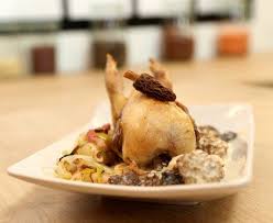 Cailles Farcies Sauce Aux Morilles Recette Caille Recette Caille Farcie Sauce Aux Morilles
