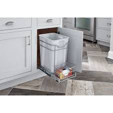 Wastebasket trash can vanity tray vanity storage bin soap/lotion dispenser tissue boutique basket bath jar laundry hamper shower curtain hooks soap dish tumbler white multi grey nickel/silver black blue beige brown bronze green chrome pink clear ivory pewter copper purple rose gold yellow resin ceramic other fabric stainless steel metal bronze. Closetmaid Premium 24 Quart Cabinet Pull Out Trash Bin Overstock 14456726