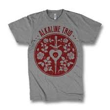 Black And White And Red All Over Alkaline Trio Emblem Tee The Official Alkaline Trio Online Store Alkaline Trio Alkaline Trio Tattoo T Shirt