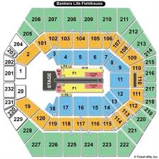 Punctual Bankers Life Fieldhouse Indianapolis Seating Chart