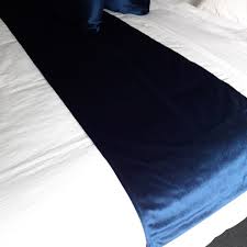 Product/service:hotel bed set,bed sheet,bed cover,towel,bathrobe,hotel bed set,hotel towel,hotel bath robe,duvet,pillow,table cloth&nakpin,chair cover,bed runner,,,see all categories,,hotel bed set. Navy Blue Plain Velvet Runners Cushions