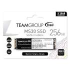 MS30 256GB SATA Rev. 3.0 (6Gb/s) M.2 Internal Solid State Drive SSD (Read/Write Speed up to 550/470 MB/s) TM8PS7256G0C101 Teamgroup