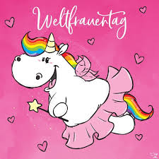 Ein tag, an dem sich frauen und männer weltweit für gleichstellung und gegen diskriminierung von frauen einsetzen. Heute Ist Der Weltfrauentag Wir Wunschen Euch Allen Einen Entspannten Tag Schon Dass Es Euch Gibt Pumm Bilder Fasching Weltfrauentag Pummel Einhorn