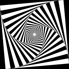 Black And White Optical Illusion Square File Op Art 4 Sided Spiral Tunnel Svg Wikimedia Commons Op Art Lessons Optical Illusions Art Op Art