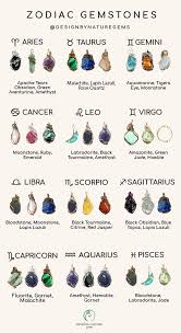 Zodiac Gemstones Zodiac Jewelry Handmade Wire Wrapped Crystals In 2020 Zodiac Stones Crystal Guide Zodiac Jewelry