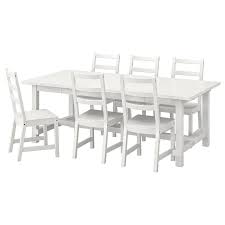 Nordviken Nordviken Table And 6 Chairs White White Ikea Dining Table Dining Room Images Dining Table Setting