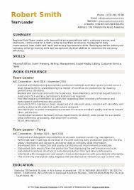 You can't be a great leader if you're not an effective communicator. Team Leader Resume Samples Qwikresume