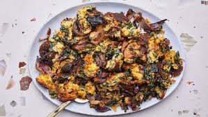 Turn cornmeal muffins into a thanksgiving side with. One Skillet Mushroom Cornbread Stuffing Recipe Recipe Stuffed Mushrooms Stuffing Recipes Cornbread Stuffing Recipes