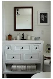 The vanity in this cozy farmhouse bathroom in loomis, california was sourced from restoration hardware. Choosing The Right Farmhouse Bathroom Vanity Knick Of Time