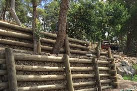Building a pond retaining wall takes about 5 steps, most of which repeat themselves until you are satisfied. Retaining Walls Rock Boulder Sandstone Log Landscapes