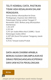Dikutip dari kontan.co.id, senin (5/4), sekretaris kementerian koperasi dan ukm arif rahman hakim menyatakan, pengajuan usulan. 4 Langkah Mudah Mendaftar Bpum Blt Umkm Di Kota Pekalongan
