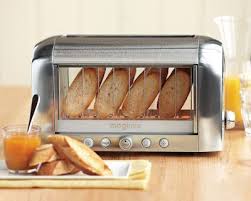 Watch Your Bread Toast A Toaster With A Window Toaster Cooking Gadgets Glass Toaster