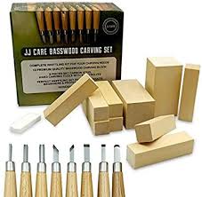 Amazon Com Wood Carving Kit Premium Wood Whittling Tools 8 Piece Wood Carving Set 10 Wood Blocks For Kids And Adul Wood Carving Set Carving Carving Tools
