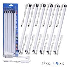.under cabinet light bars can create a continuous stream of light under and across a large span of cabinets lights in sequence makes our under cabinet lights suitable for even very large kitchen lighting each led under cabinet 20 light bar has 78 leds. Led Under Cabinet Lighting Set Of 6 Linkable Light Bars Under Kitchen Cabinet Led Lamp Energy Saving Counter Best Buy Canada