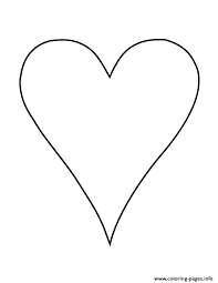 Heart shape coloring pages are a fun way for kids of all ages to develop creativity, focus, motor skills and color recognition. Print Long Heart Shape Coloring Pages In 2021 Heart Stencil Shape Coloring Pages Heart Coloring Pages