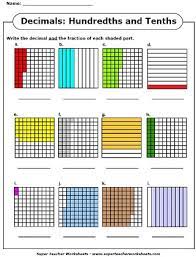Printable thousandths grid paper blank tenths decimal grid decimal models tenths and hundredths worksheets tenths and hundredths our intention is that these tenths hundredths thousandths worksheet pictures gallery can be a resource for you, give you more references and. Decimal Worksheets