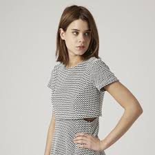 Topshop Jacquard Crop Overlay Dress Petite Women S Fashion Dresses Sets Dresses On Carousell