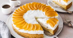 Pfirsich Torte Einfache Obsttorte Mit Quarkcreme Die Besten Backrezepte Mit Gelinggarantie Rezept Pfirsich Torte Obsttorte Kuchen Mit Pfirsich