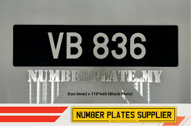 Special and nice car no plates and phone numbers are also listed for sale. 5x17 Car License Plate Jpj Standard Car Number Plate Lazada