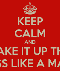 Засунь их себе в задницу, ёбаный ублюдок! Keep Calm And Take It Up The Ass Like A Man Poster Jim Keep Calm O Matic