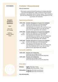 ¿buscas un ejemplo de curriculum vitae funcional? Curriculum Modelo Lesal