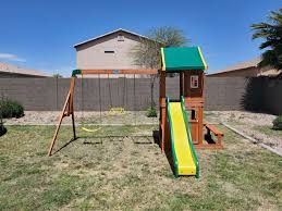 Check out our list of the best swing sets , and you'll see the brand has several popular options in a variety of sizes and price ranges. Install Only Oakmont Swing Set Leisure Installs